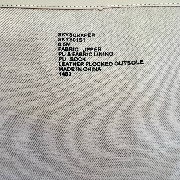 STEVE MADDEN Skyscraper Rhinestone Bling Silver Over The Knee Heels Boots Sz 6.5 - Picture 15 of 16